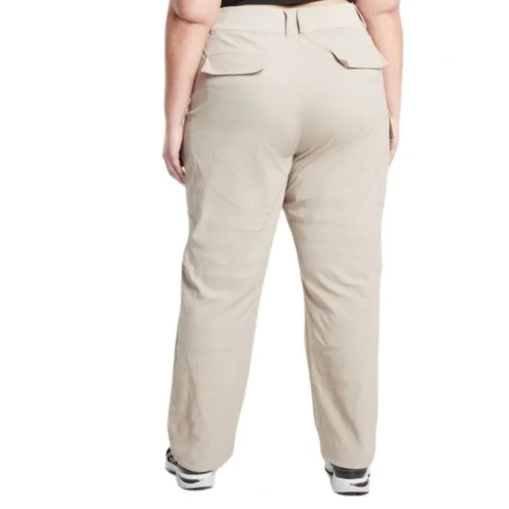 ATHLETA Womens' Trekkie Utility Cargo Pant Ecru Plus Size 26 $98 Gorpcore Hike - Picture 2 of 10